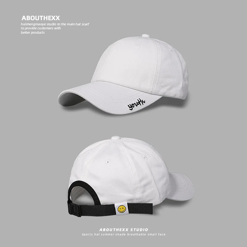 Versatile Youthful Sun Hat Face-shaping Qme WHITE One Size