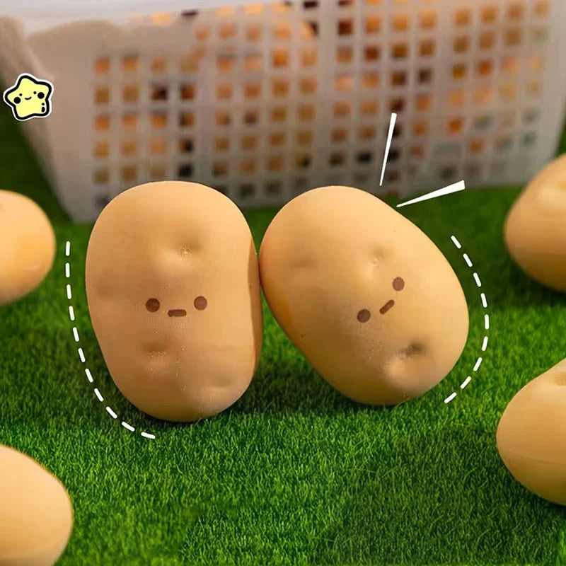 Creative Simulation Food Eraser Potato-shaped Model Children's Qme