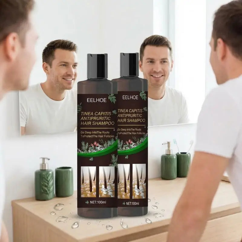 Professional Herbal Hair Shampoo Deep Moisturizing Nourishing Scalp Qme