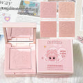 4-in-1 Case Makeup Palette Blush Matte Mineral Powder Long-lasting Natural Cheek Contour Tint 4 Color Face Blush Korean Cosmetic Qme 01
