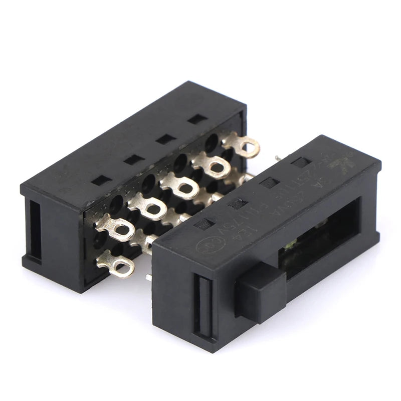 1Pc 8A 250VAC 4 Positions 10 Pins Hot And Cold Air Cylinder Toggle Switch For Hair Dryer Connector Hair Salon Accessories. Qme