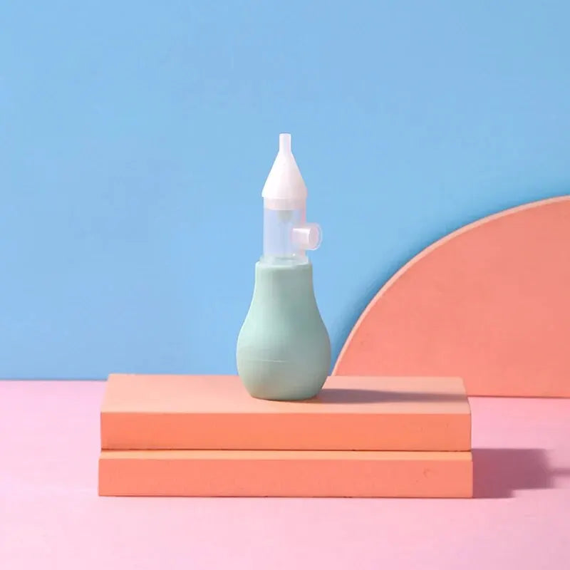 Baby Nose Cleaner Baby Nasal Aspirator Professional Syringe Nasal Irrigator Baby Nose Washing for Children Care Tool Gifts New Qme green