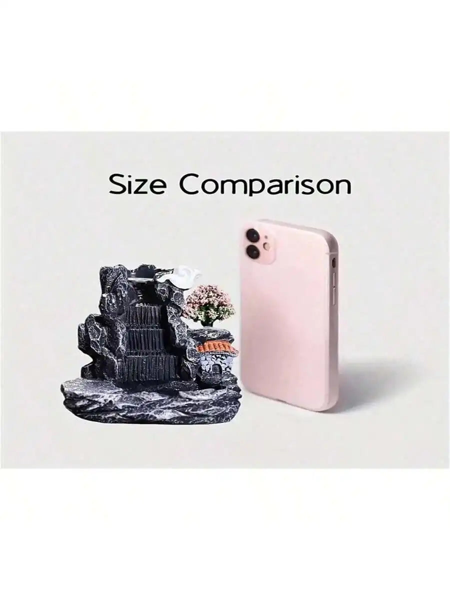 High-quality Resin Incense Burner Creative Viewing Smoke Reflux Home Qme