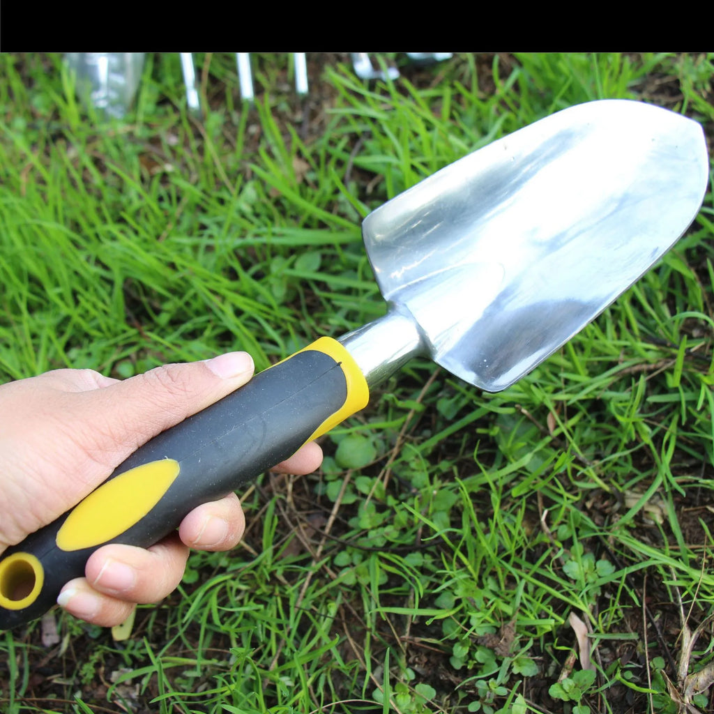 Garden Tool Hand Trowel Rake Cultivator Weeder Tools Ergonomic Handle Qme