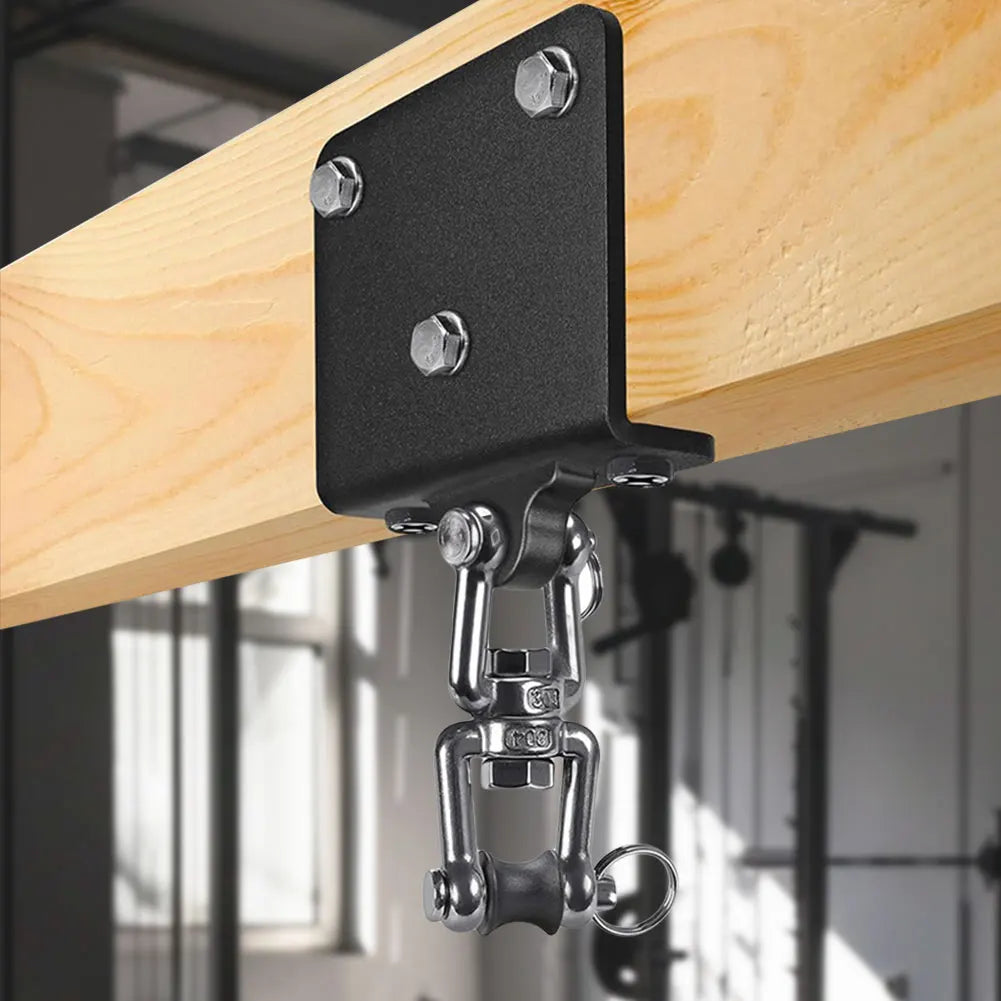 Punching Bag Hanger 360 Degree Rotation Boxing Bag Ceiling Mount Heavy Bag Hanger for Heavy Bag Gym Swing and Hammock Qme