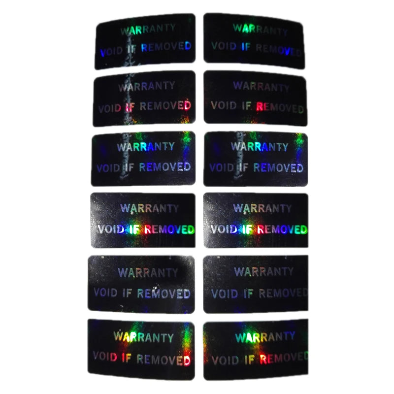 Brittle Paper Tamper Proof Warranty Protection Sticker Security Seal Qme