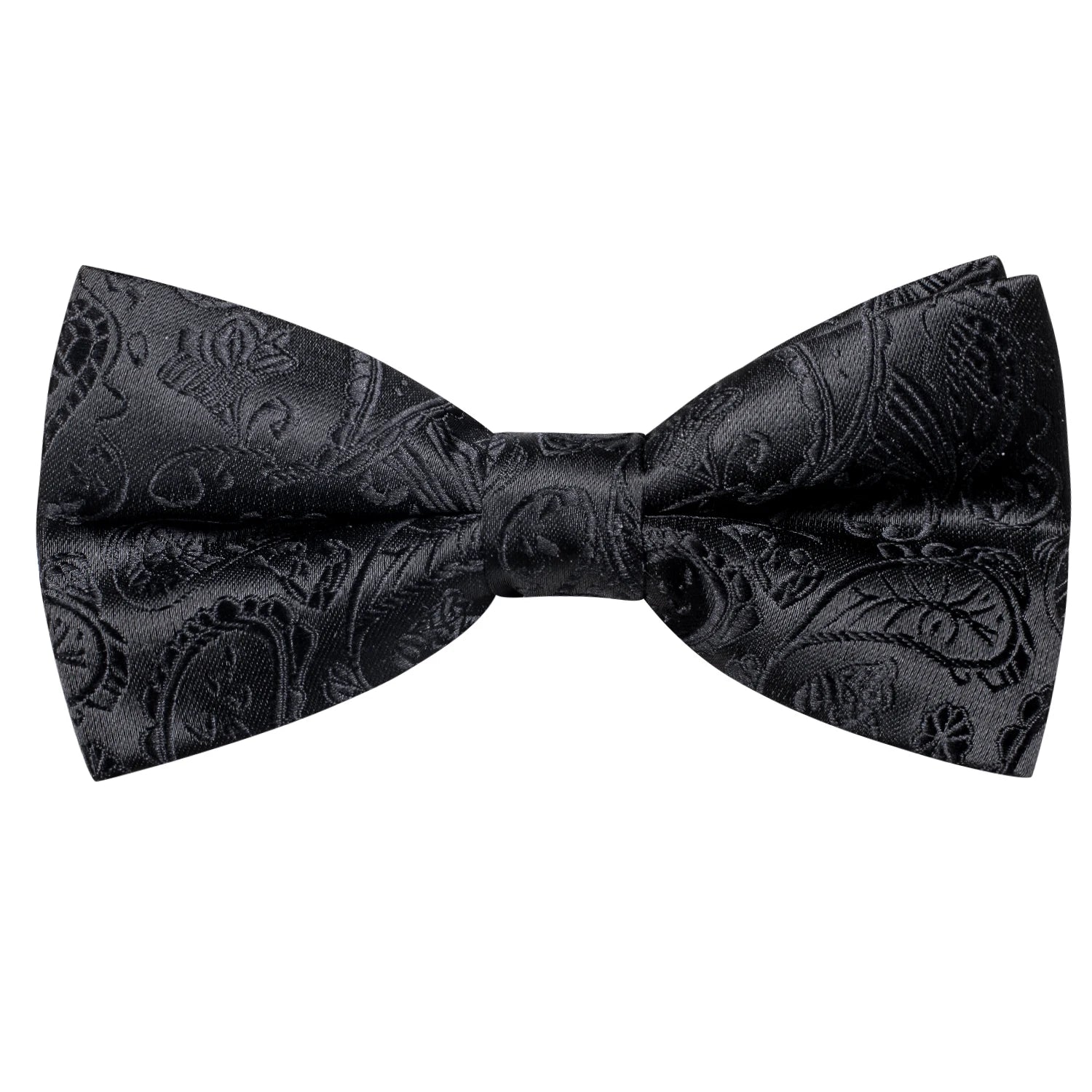 Hi-tie Pre-tied Mens Bowtie Hanky Cufflinks Bow Tie Cravat Male Qme