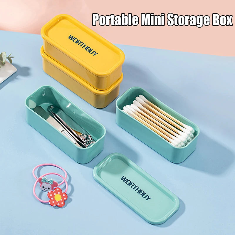 Portable Travel Box Cotton Swab Holder Case Detal Floss Jewelry Qme
