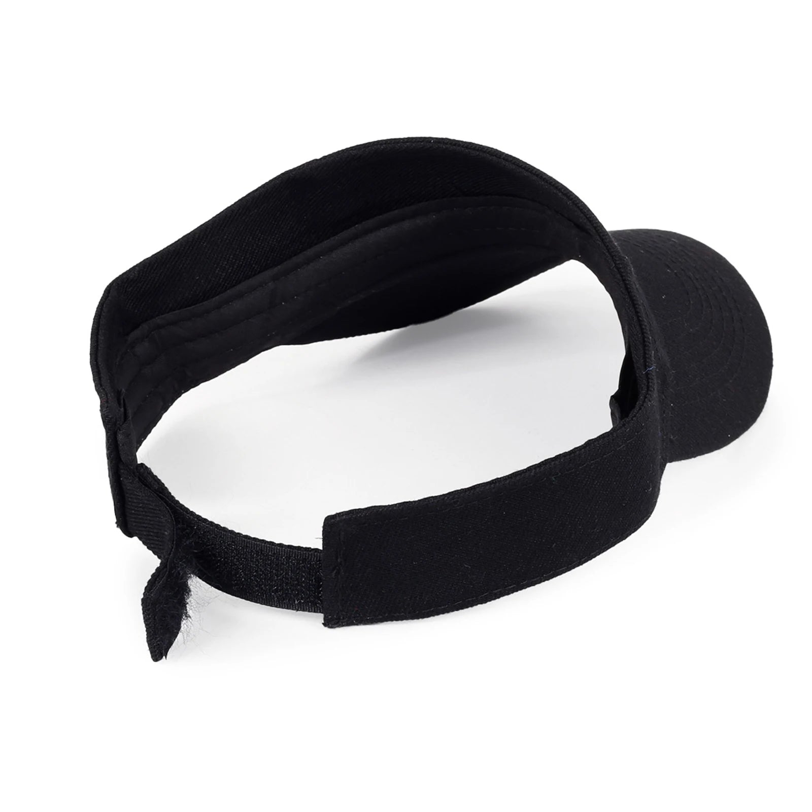Children's Classic Solid Color Sun Shaded Hat Fashion Empty Top Hiking Running Sports Visor Cap Tennis Baseball Adjustable Caps Qme