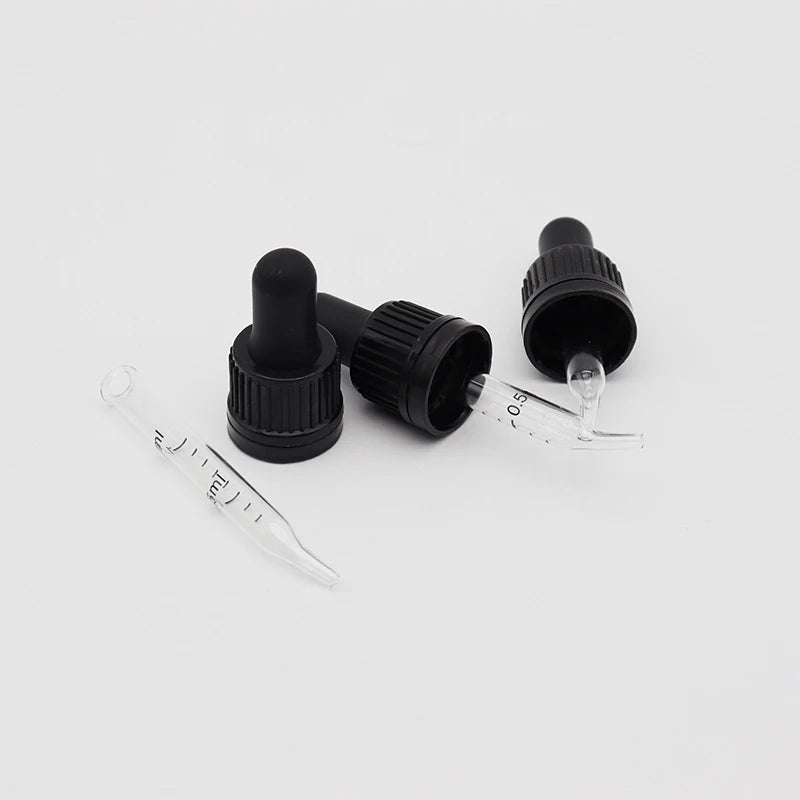 Glass Dropper Graduated Elbow Tip Essential Oil Dispensing Accessory Qme