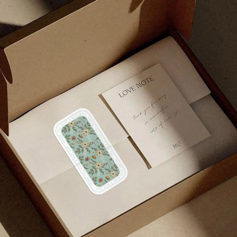 Wrap This Package Happy See You Too Stickers Small Business Box Qme