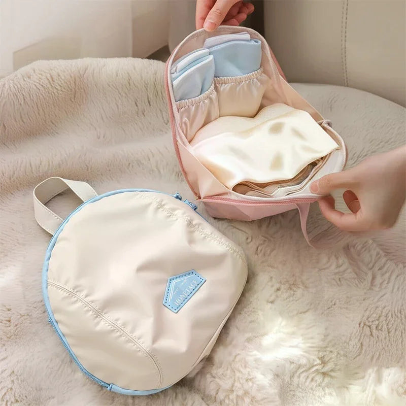Underwear Socks And Clothes Three-in-one Travel Storage Bag Travel Fitness With Zipper Compartment Portable Clothing Storage Bag Qme