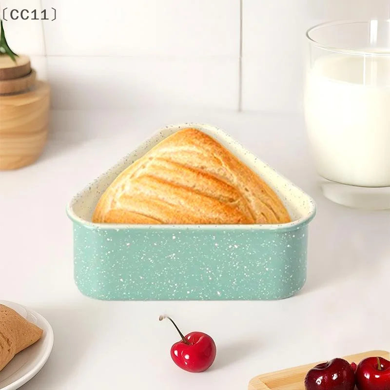 CC11Nonstick Loaf Pan Triangular Carbon Steel Baking Toast Oven Qme