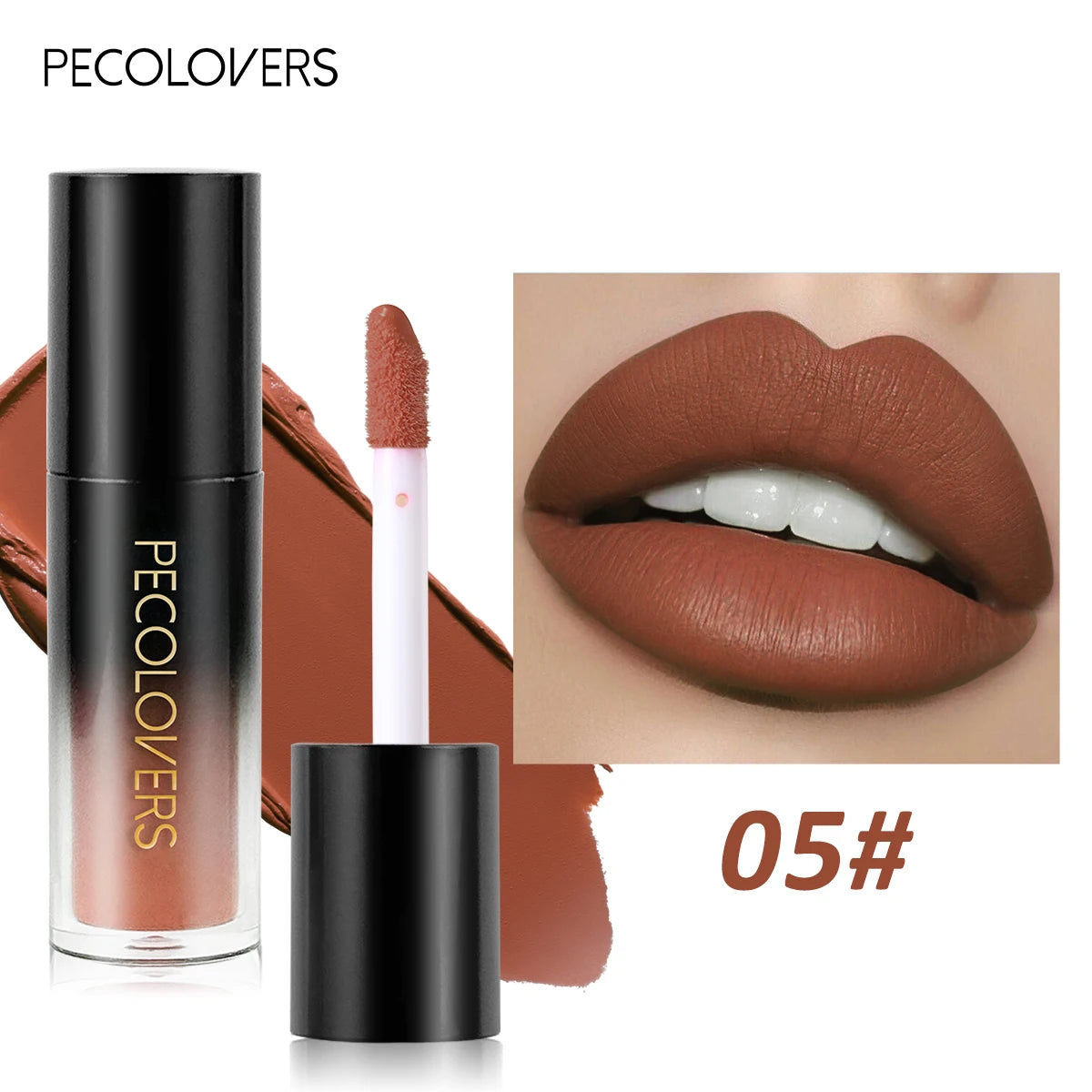 Multiple Colors Matte Velvet Lip Gloss Waterproof Long-lasting