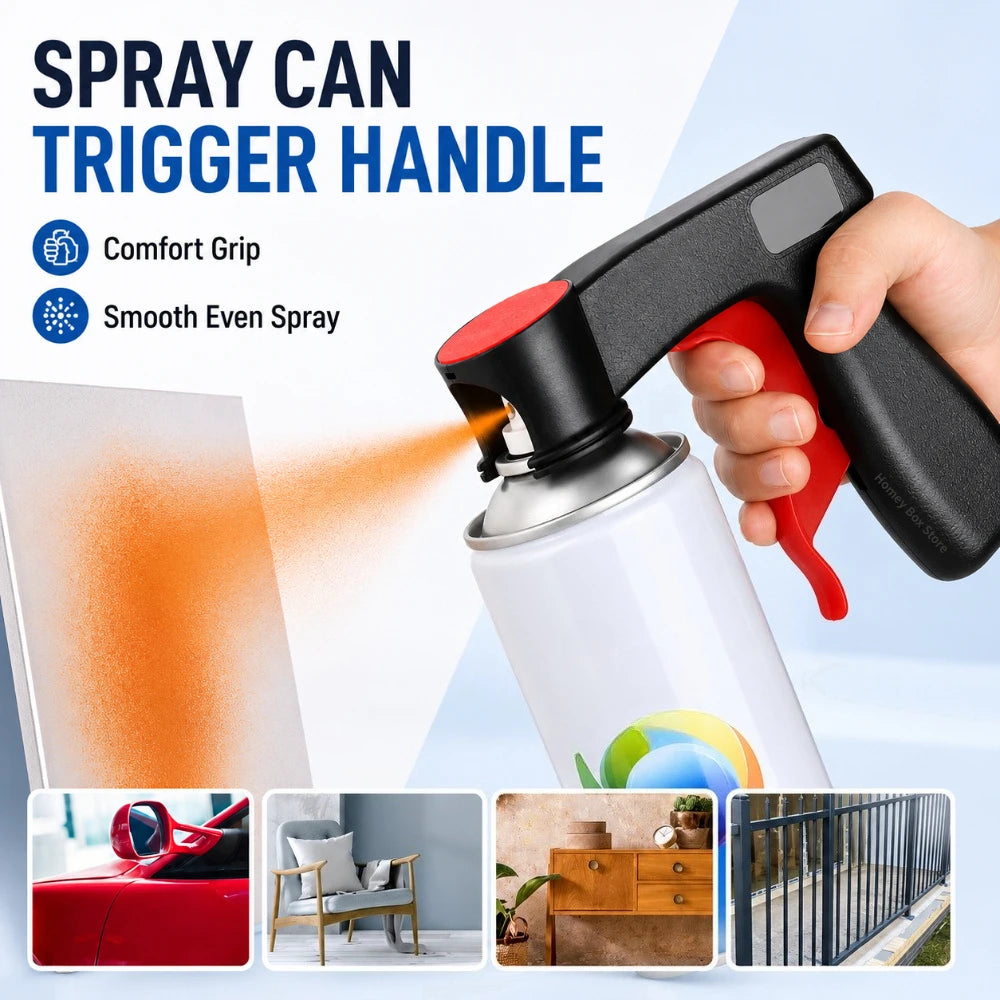 1/3/5Pcs Reusable Aerosol Trigger Converter Handle DIY Sprayer Accessory For Auto Body Scratch Touch Up And Paint Repair Jobs Qme