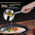 Multifunctional Sauce Spoon Stainless Steel Seasoning Oil Pour Spout Qme Default Title