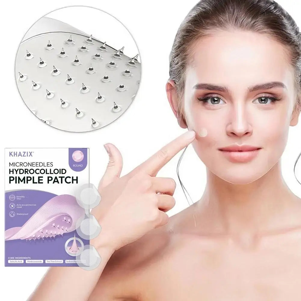 Microneedle Acne Patches Invisible Breathable Pimple Patch For Acne Removal Acne Spot Treatment For Face Pimple Patch X9A7 Qme
