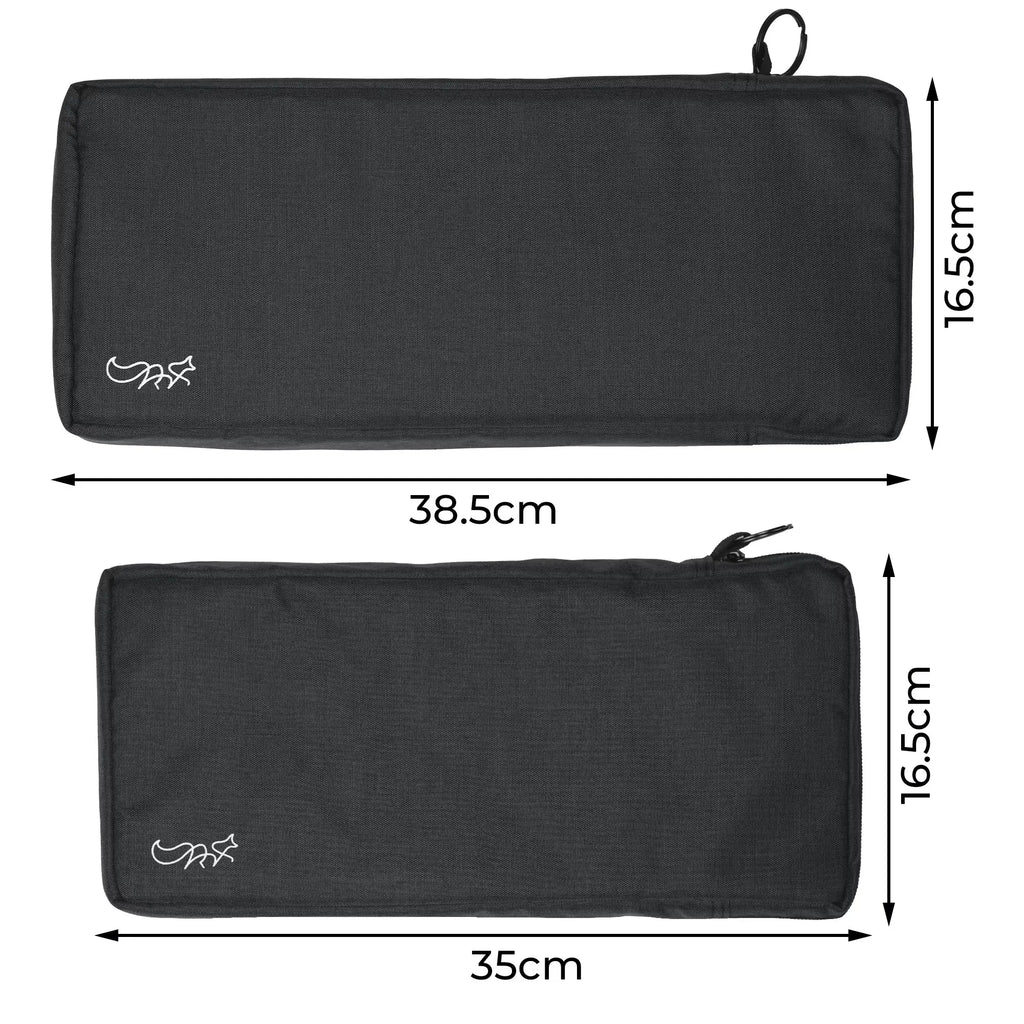 Chosfox Protable Keyboard Storage Bag Large Capacity Mechanical Keyboard Bag 87/75/67 Thickened Fabric Waterproof Protect Bag Qme