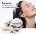 Coconut Shampoo Bar Oil Soap Hair Nourishing Deep Cleansing Handmade Qme 60g