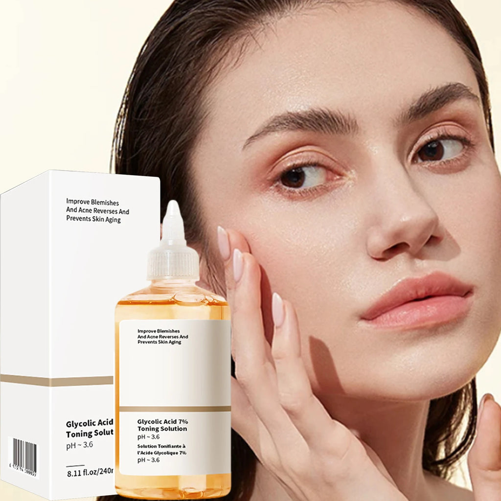 Remove Acne Fade Acne Glycolic Acid 7% Toner Removing Closed Mouth Acne Moisturizing Skin Prevents Skin Aging Fruit Acid Essence Qme