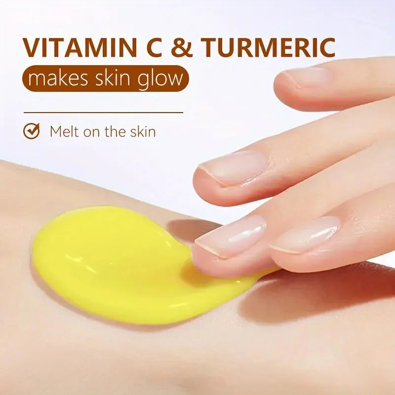 Turmeric Vitamin C Anti-Aging Cream Moisturizing Anti-Wrinkle Collagen Hyaluronic Acid Cream Skin Care Cosmetics 50g Qme