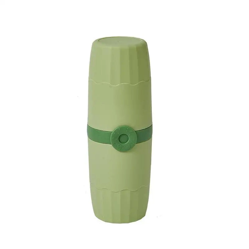 Portable Toothbrush Case Storage Box Outdoor Business Trip Travel Qme Green