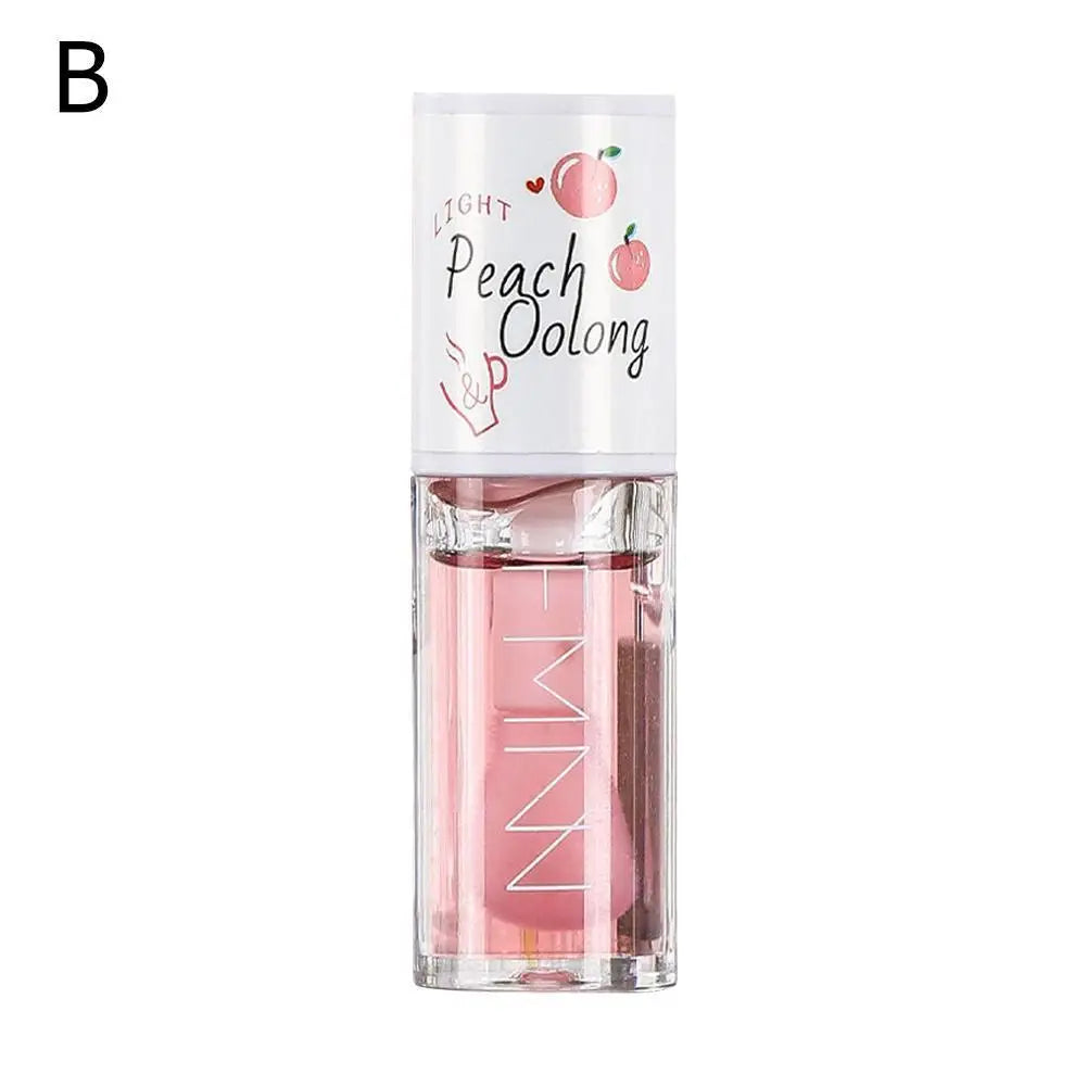 Korean Kawaii Lip Gloss Honey Peach Oil Long Lasting Non-sticky Qme 02