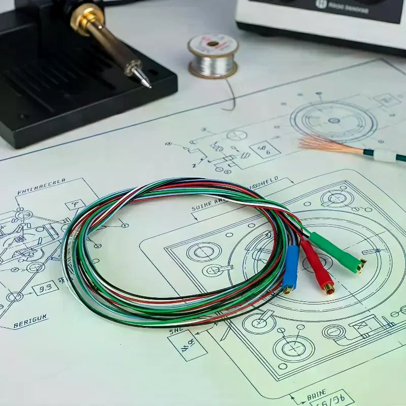 Turntable Stylus Arm Cable Oxygenfree Copper Precise Sound Qme
