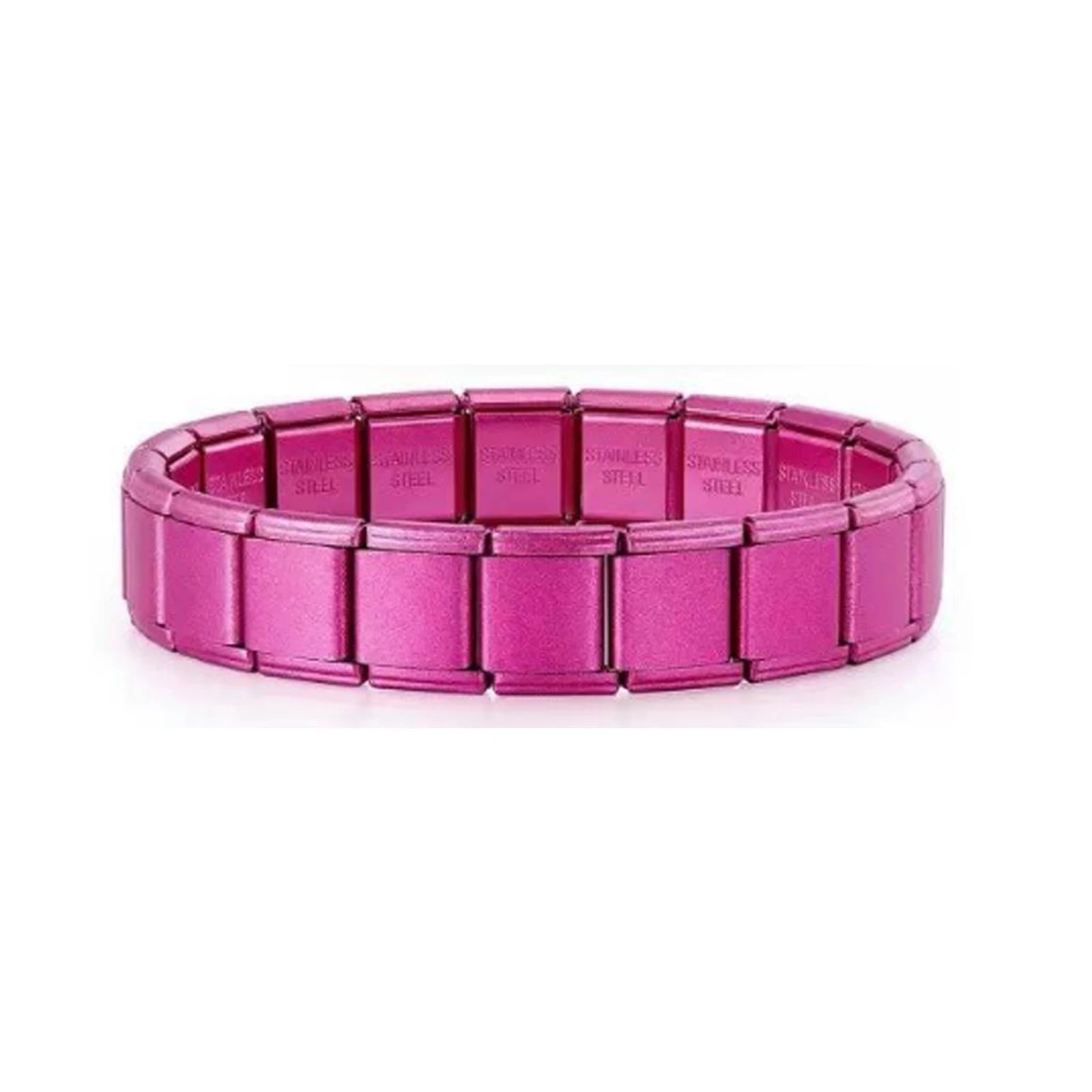 New Simple Fashion Elastic Italian Charm Link Chain Stainless Steel Bracelet for Men Women Metal Bangle on Hand DIY Jewelry Gift Qme Style 5-13mm
