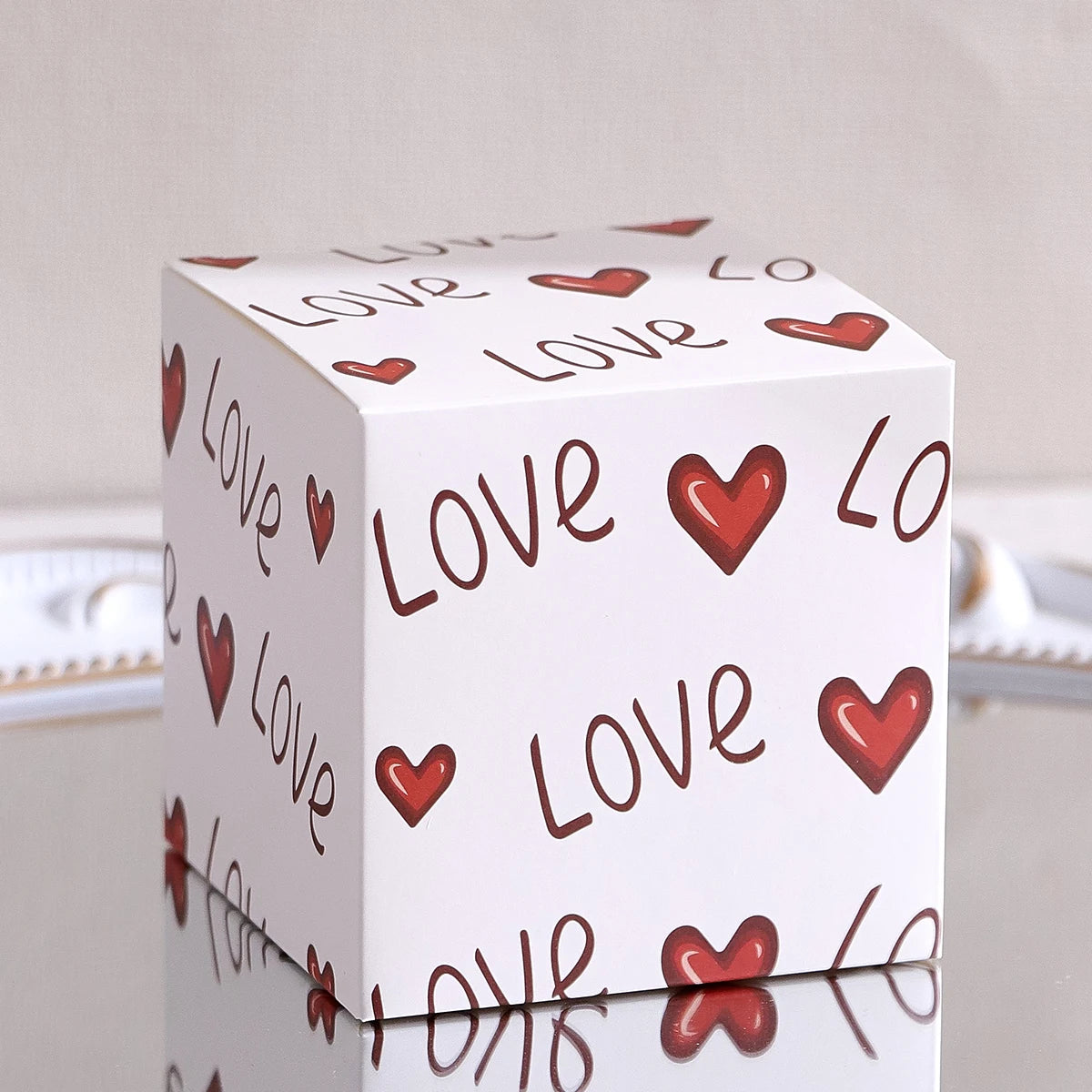 10Pack Elegant Mini Gift Boxes - Perfect for Valentine's Day, Weddings and Celebrations - Great for Candies, Chocolates and Smal Qme White Love 10Pcs Other Other