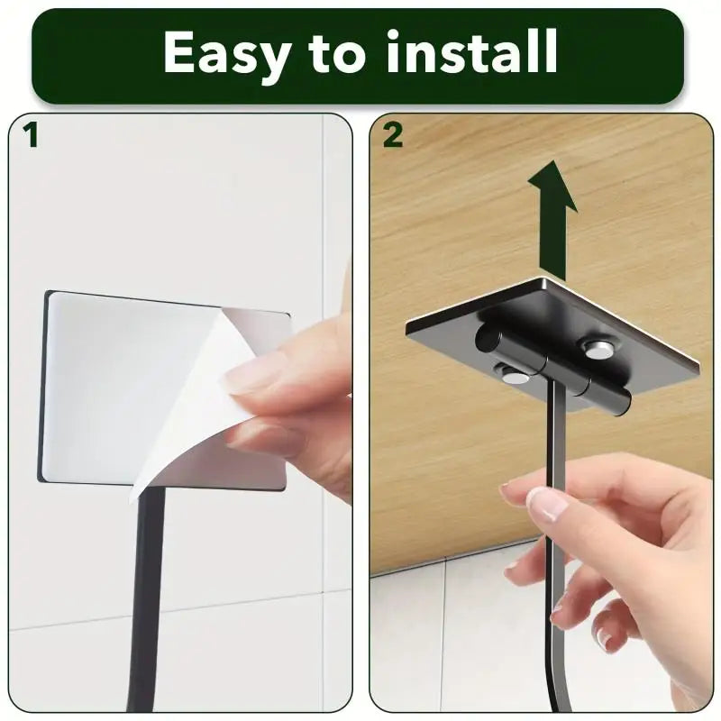 Under Banana Hook Can Be Fixed Screws Metal Multi-purpose Keep Qme