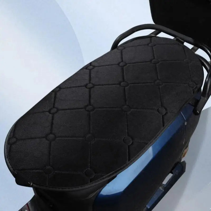 Motorcycle Seat Cushion Motorbike Heating Seat Pad Cold Weather Scooter Cushion for Dirt Bike ATV Snowmobile Road Trip Touring Qme