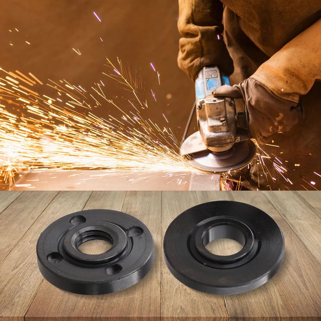 2 Pcs Press Plate For 125 Type Angle Grinder To 100 Type Inner Outer Flange Nut Set Press Plate Angle Grinder Pressure Plate Qme