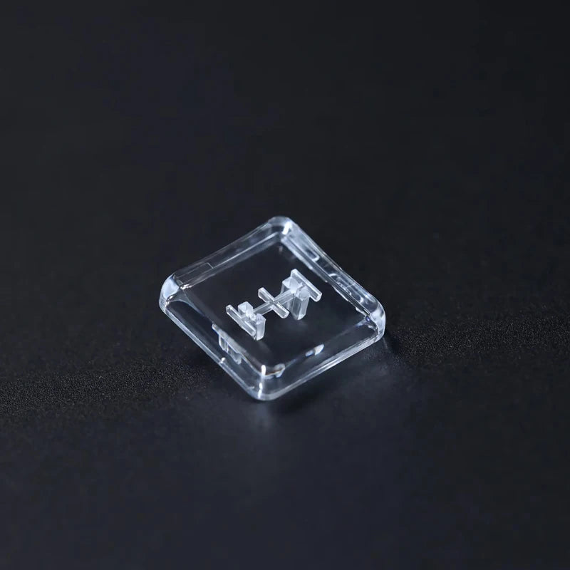 Chosfox 10/30/50/90 Pcs CFX Low Profile Choc Keycap for Kailh 1350 Switch Mechanical Keyboard Ultra Thin Transparent PC Keycap Qme