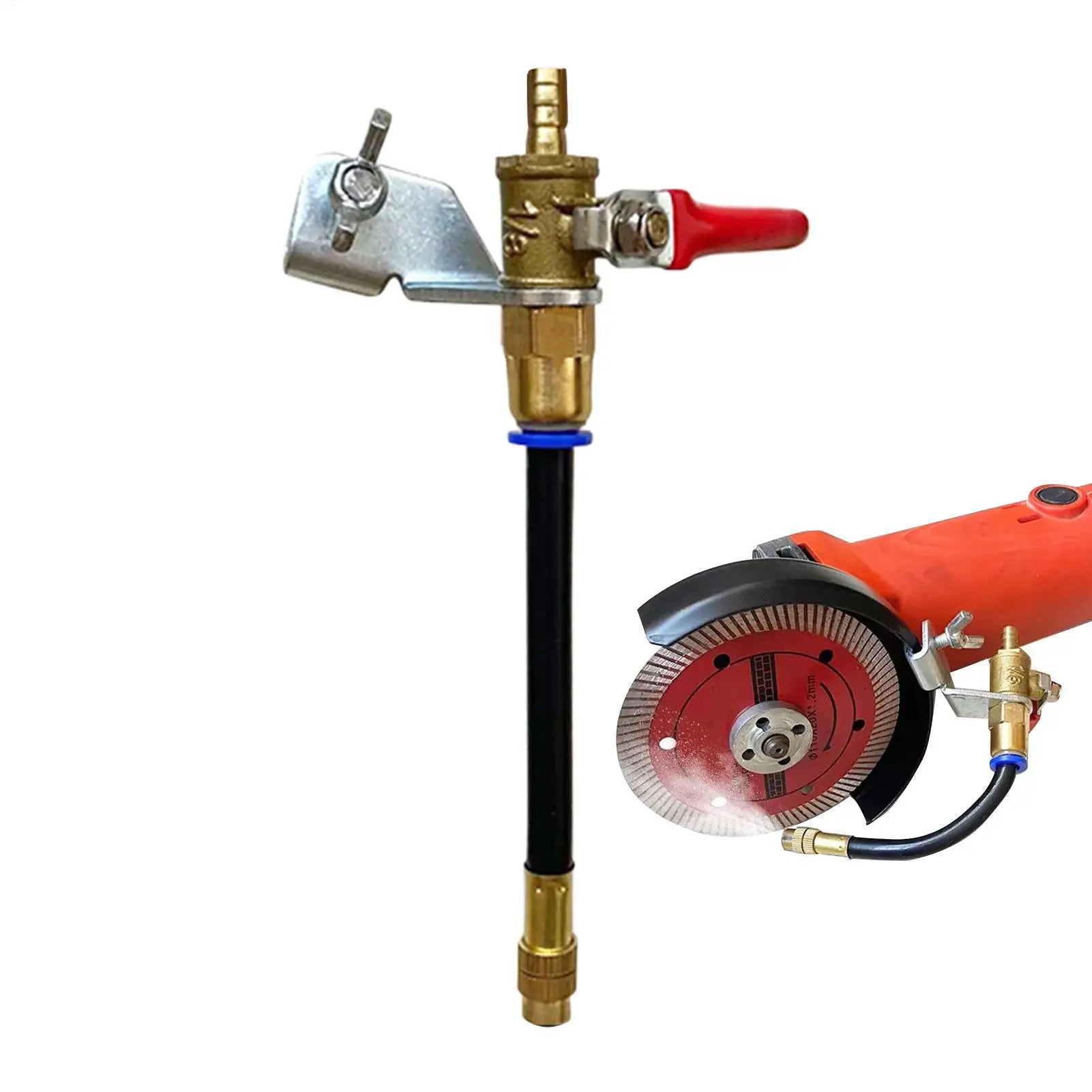 Dust Remover Water Sprayer 2-Mode Rustproof Coolant Attachment Angle Grinder Misting System for Tile Marble Brick Work Qme