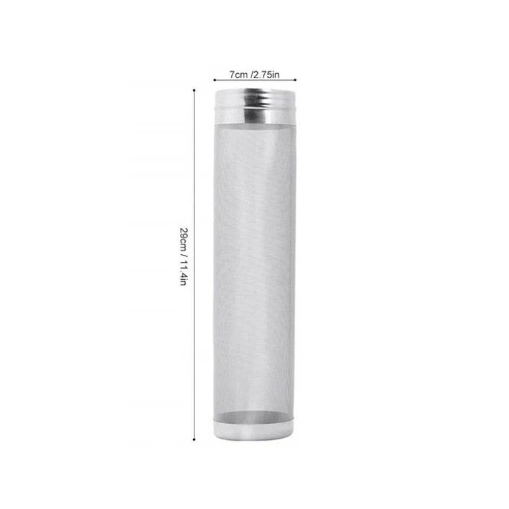1Pc Stainless Steel 300 Micrometer Mesh Hop Beer Filter Homebrew Hop Beer Kettle Brew Filter Kitchen Tools Wine Making Qme L
