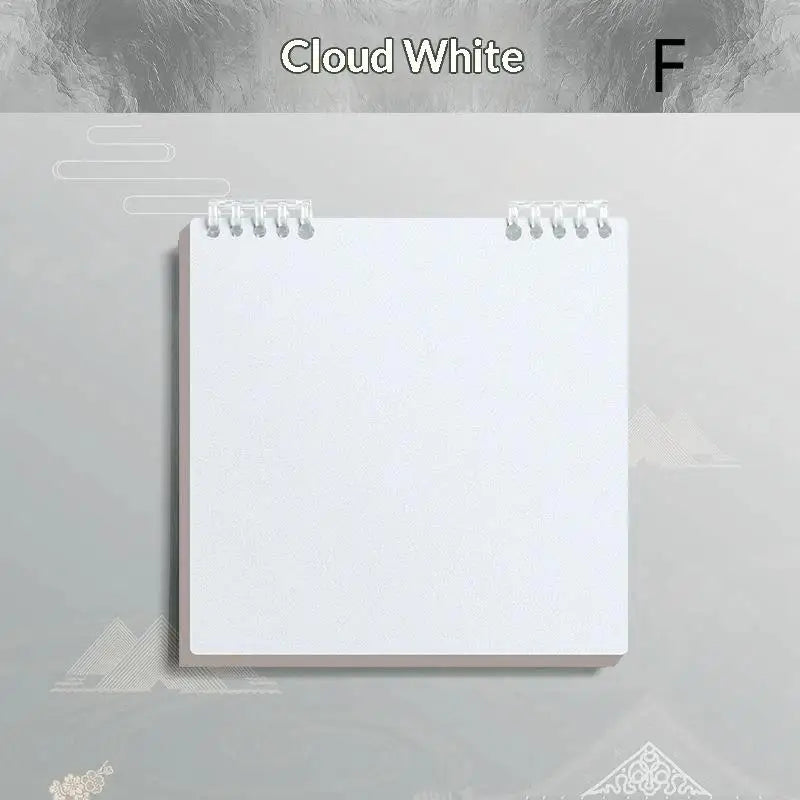 60 Sheets Flip Loose Leaf Notebook Thick No Bleed Grid Pages Binder Qme F