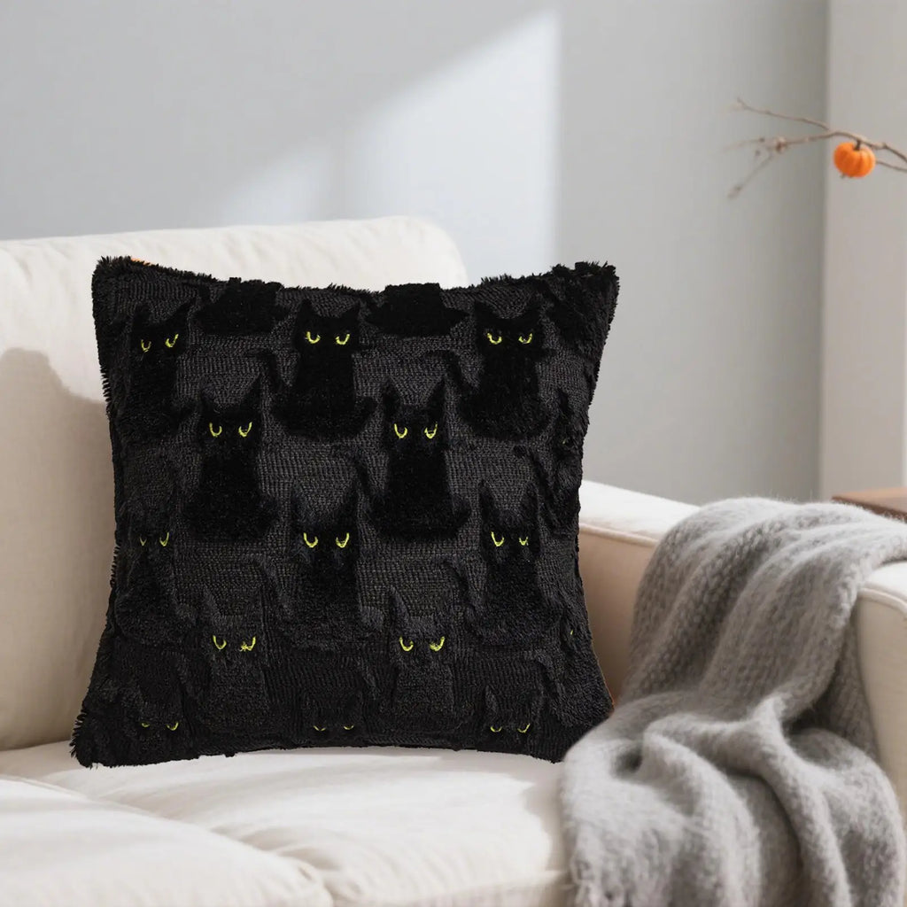 Halloween Pillow Covers Decorations Throw Decorative Pillowcase Couch Qme