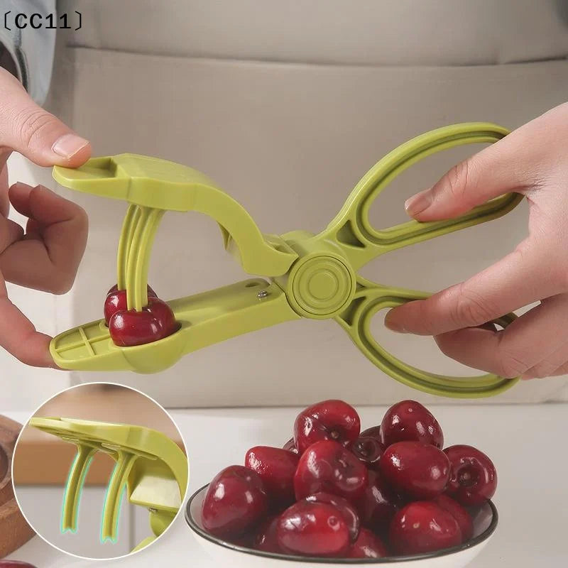 Ergonomic Handle Cherry Pit Remover Efficient Removal Press Fruit Qme