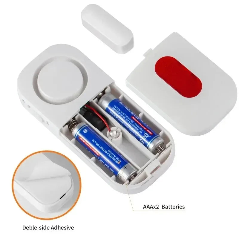 Door Window Sensor Wireless Burglar 130bp Alarm Magnetic Home Longer System Entry Burglar Security Battery Device Safety Alarm Qme