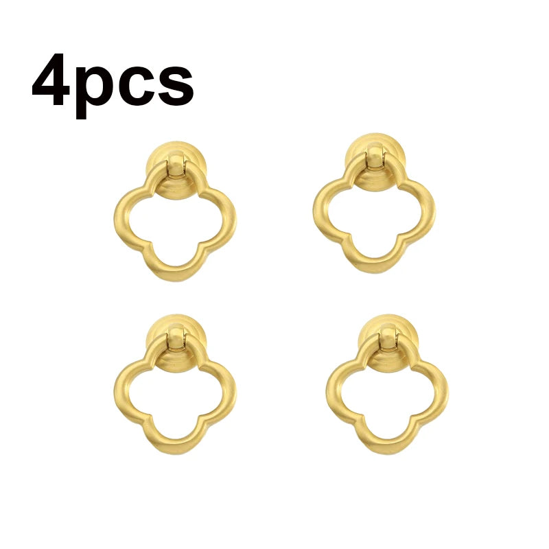 2/4/6 piece vintage modern brushed zinc alloy cabinet knob - elegant metal handles for kitchens, wardrobes and cabinet drawers Qme 4pcs