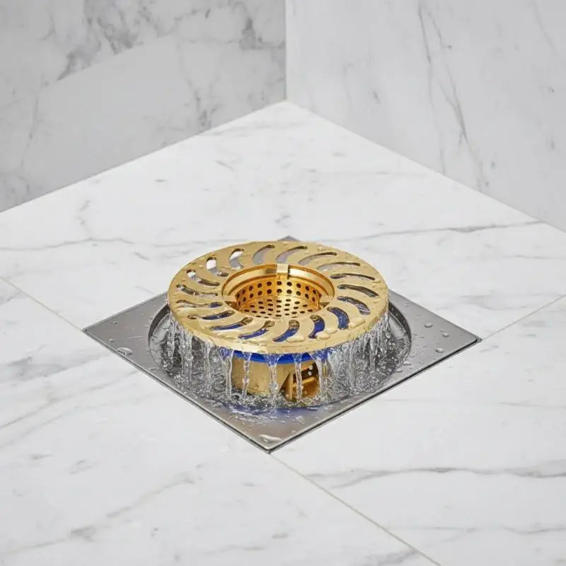 Floor Drain All-copper Shower Stopper Anti-odor Deodorization Toilet Qme