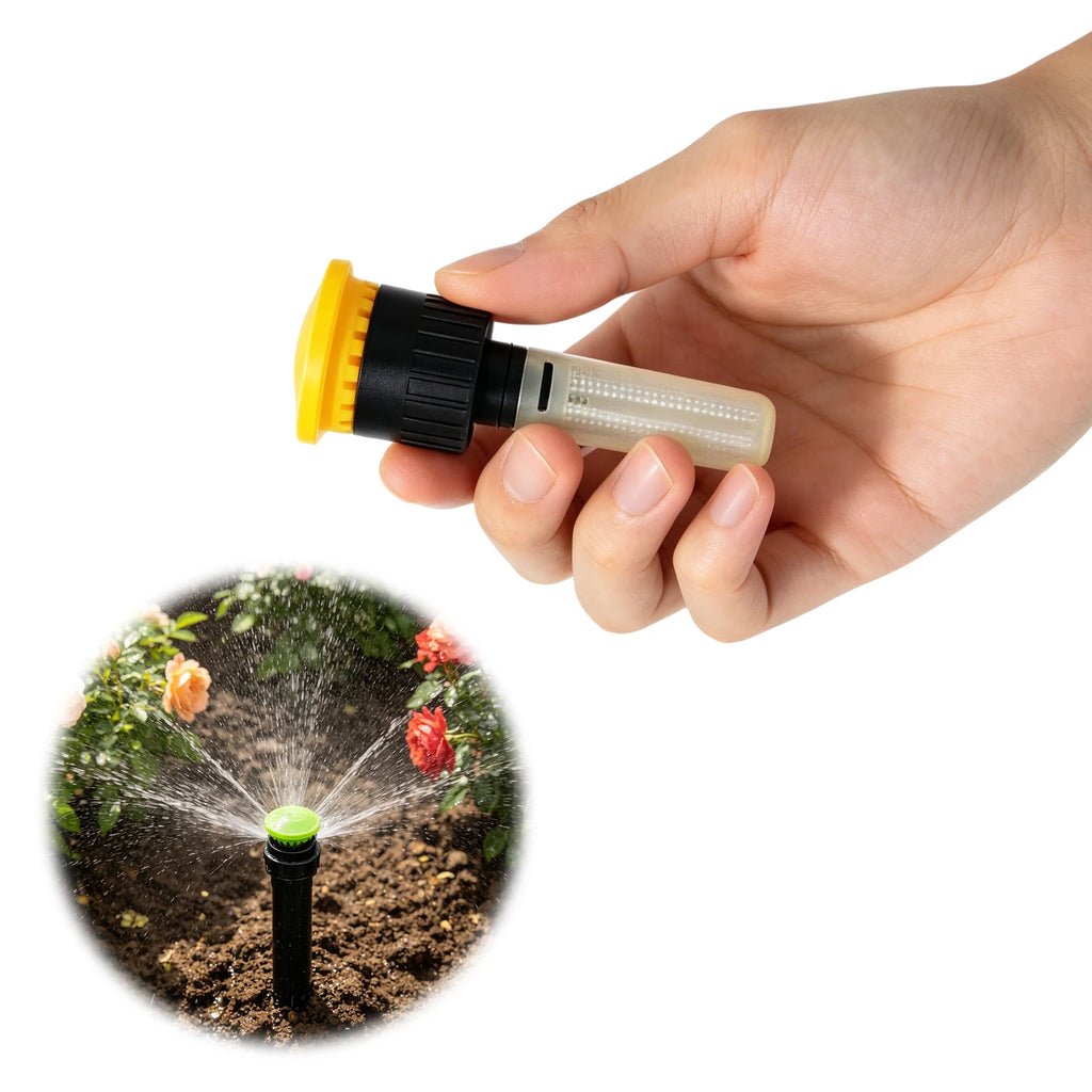 Retractable Ray Jet Nozzle Sprinkler Leak Proof Irrigation Rotary Buried Sprinkler for Garden Lawn Turf Irrigating Qme