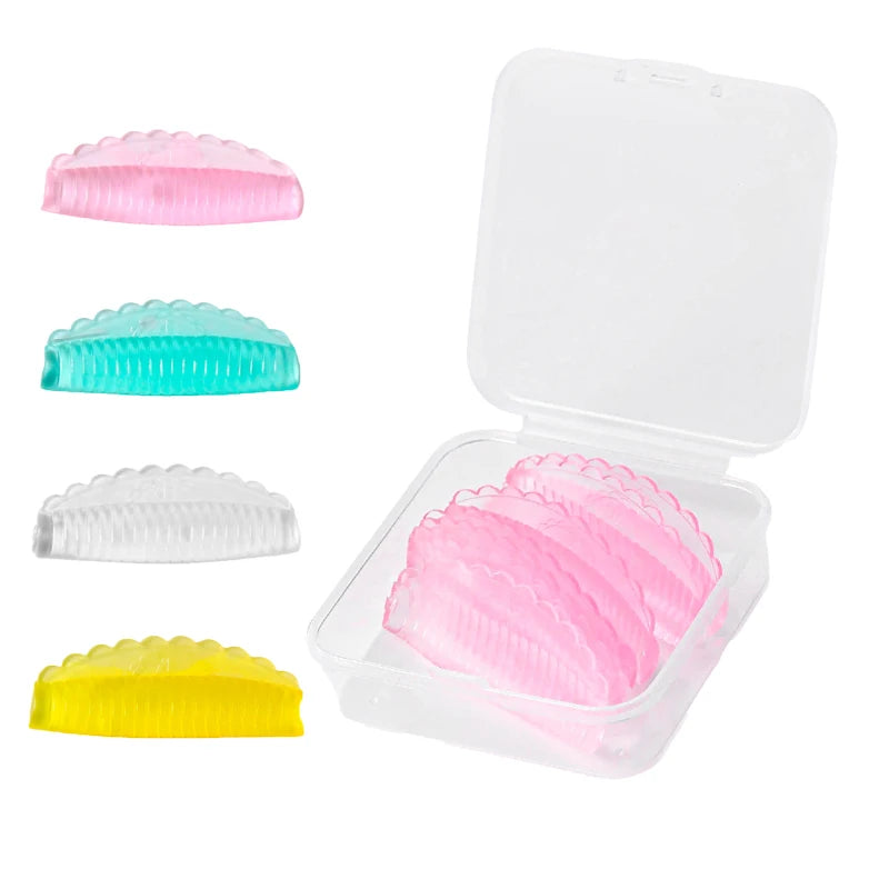 4Pairs Silicone Eyelash Perming Lamination Pad Reusable Lash Lifting Qme