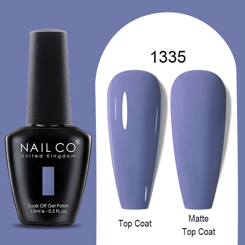 NAILCO Winter Red Gel Nail Polish Semi Permanent Soak Off Varnishes Qme 1335