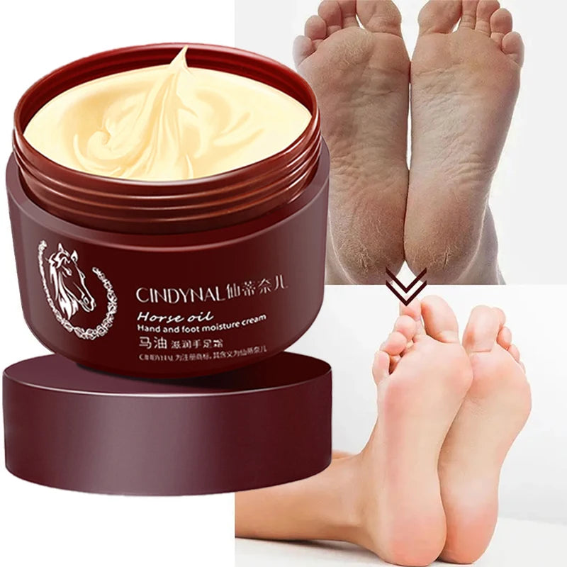Horse Oil Skin Restoration Cream Repair Hand Moisturizing Foot Anti Qme