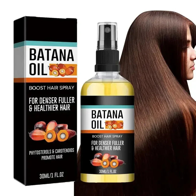 Batana Oil Spray Repairs Baldness Strengthens Hair Natural Nourishment Hereditary Loss Treatment,Moisturizes Scalp All Genders Qme
