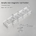 1 5 10 Grid Non-magnetic Nail Stand Sample Nails Display Polish Qme A2