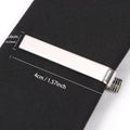 Tie Clips Gold Fashion Ties Men Gifts Metal Simple Bar Clasp Qme B2