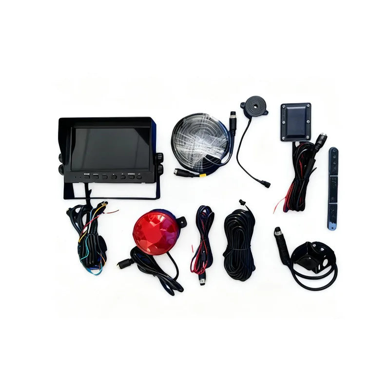 Millimeter Wave Long-Distance Collision Avoidance Warning System Crescent Display Buzzer Alarm Reverse Parking Radar Qme BuzzerVideoAlarm